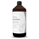 Luxury Unscented Foaming Bath - Natural Fragrance-Free Bubble Bath with Aloe Vera and Epsom Salt - Pure Bubbles Scent (Unscented), 33.8 fl oz / 1L