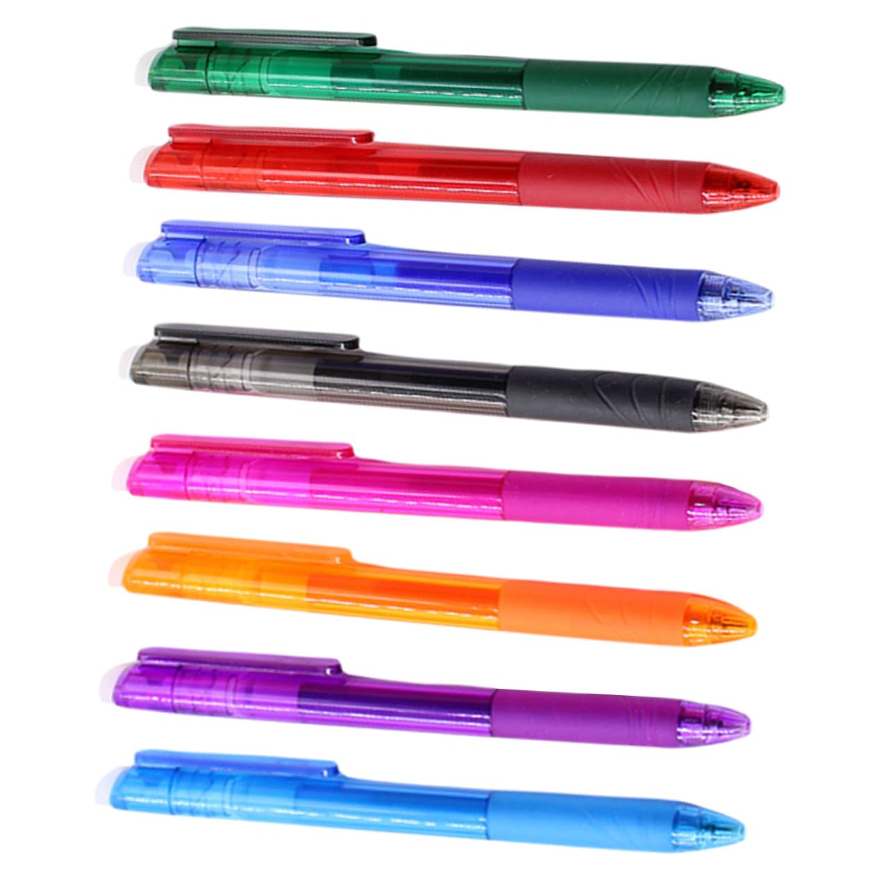 32 Pezzi Penne Cancellabili Colori per Ufficio e Scuola Penne Scrittura Lisce e Riutilizzabili per Studenti Confezione Scatola PVC