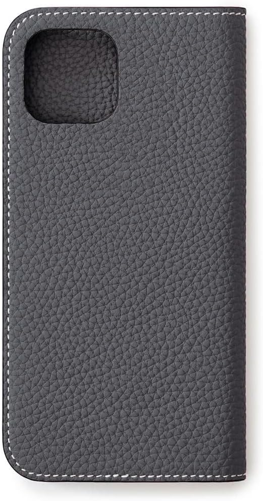 ボナベンチュラ　iPhone15Pro 手帳型ケース　チャコール×トゥルーグレー BONAVENTURA チャコールグレー 手帳型ケース 【ボナベンチュラ