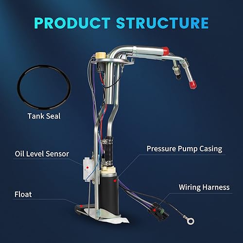 Miniatura 2 de Bomba de combustible E3622S compatible con Chevy C1500 C2500 C3500 K1500 K2500 K2500 K3500 GMC C1500 C2500 C3500 K1500 K2500 K3500 4 .3L 5.0. 0L