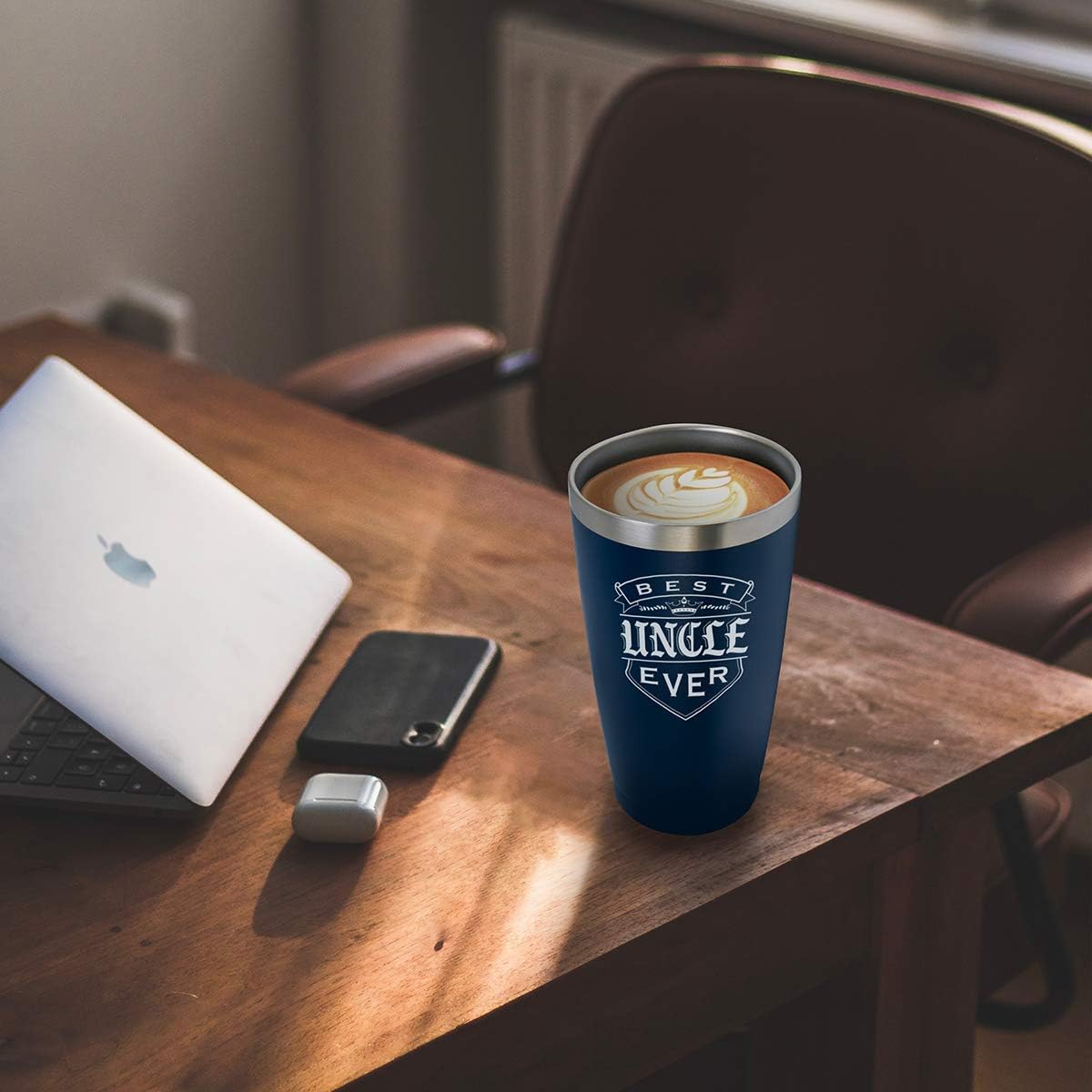 Onе-Dау Sаlе: Uр tо 50% оƒƒ ElegantPark Best Uncle Ever Coffee Tumbler Birthday Father's Day Gifts for Closet Uncle from Niece Nephew Uncle Gifts for Christmas New Year Men Travel Mugs Navy Blue Insulated Stainless Steel Tumbler Frее Shірріng Ovеr $50 ElegantPark Best Uncle Ever Coffee Tumbler Birthday Father's Day Gifts for Closet Uncle from Niece Nephew Uncle Gifts for Christmas New Year Men Travel Mugs Navy Blue Insulated Stainless Steel Tumbler