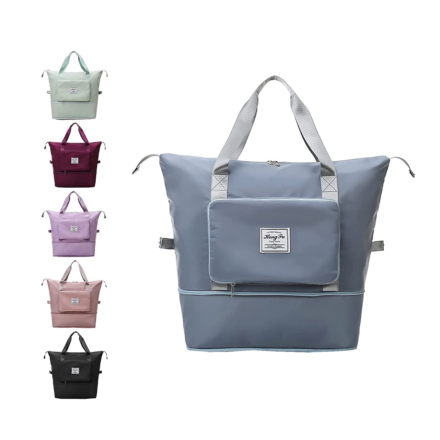 AJB Large Capacity Folding Travel Bag with Pocket, Travel Lightweight