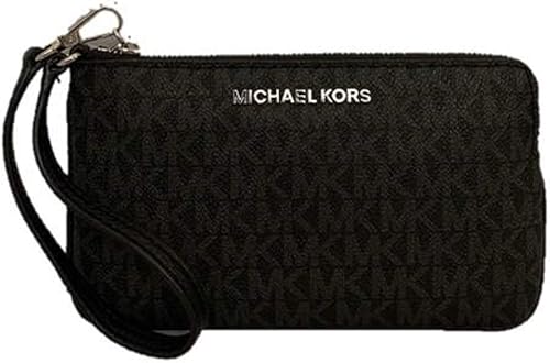 michael kors jet set signature large wristlet