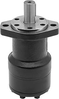 BANLICALI Hydraulic Motor BMR-160 Cast Iron Motor Orbital Shaft 160CC Displacement Hydraulic Pump Motor for Industrial, Logistics, Agricultural Black G1/2' Port