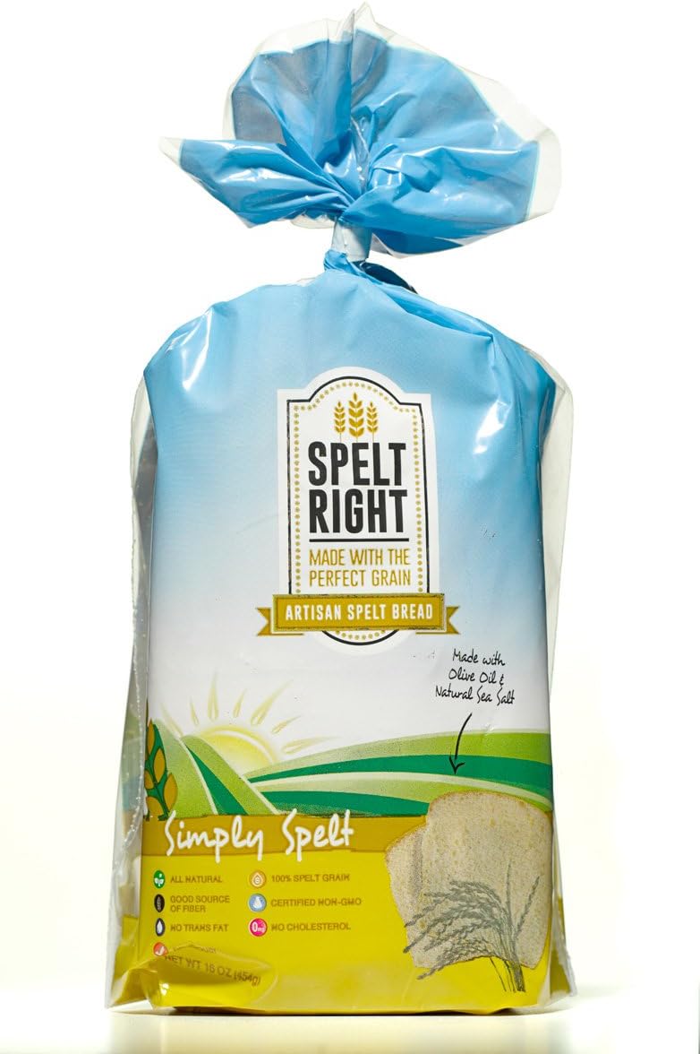 Spelt Bread Variety Pack (2 Units of Simply Spelt; 2 Units Whole Grain) Total 4 Units/ 16 Oz.)