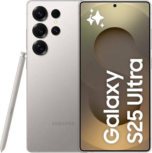 🚫 [CADUCADO] 🔥 Samsung Galaxy S25 Ultra 256GB Teléfono Móvil con IA, Galaxy AI, 12GB RAM, Cámara 200MP, Dual SIM, IP68, Garantía del Fabricante 3 Años + 1 Año Extra, Titanio Gris (Versión Española)