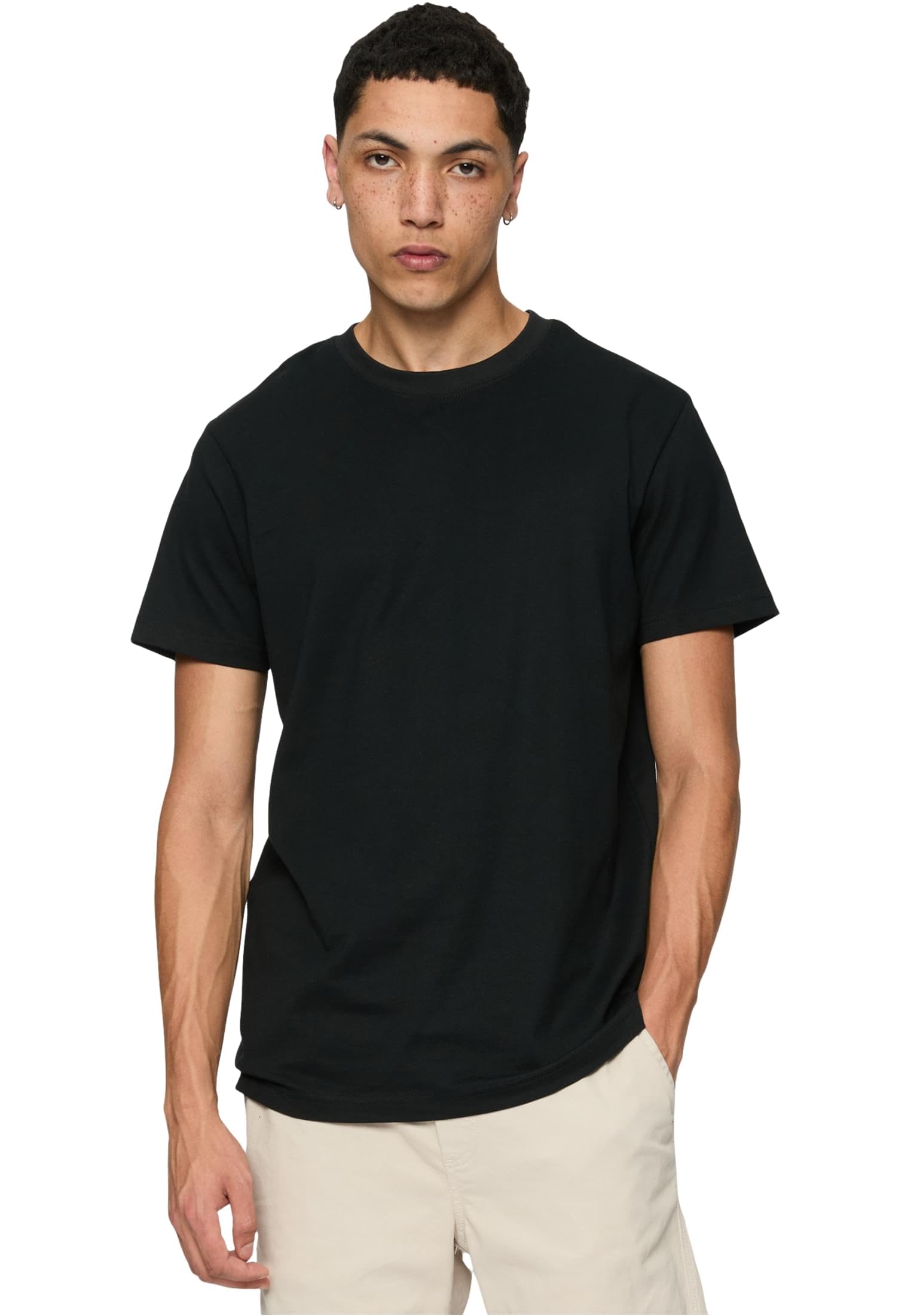Urban Classics Herren Basic Tee 3-Pack Dreierpack T-Shirt, Mehrfarbig White/Black 02254, XXX-Large (Herstellergröße: 3XL) (3er Pack)