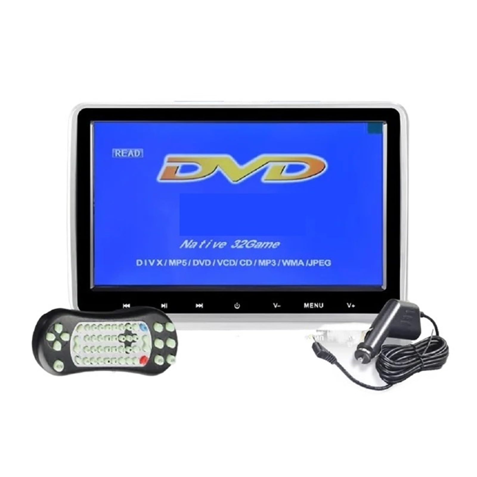 Poggiatesta For Auto Con Monitor 10,1" 1024 * 600 USB/SD/IR/FM TFT LCD For DVD Radio TV Headers Touch Button Giochi MP5