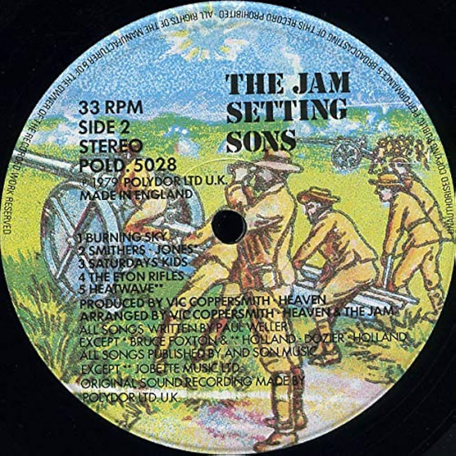 THE JAM SETTING SONS LP UK盤 Setting Sons [VINYL]: Amazon.co.uk: CDs & Vinyl