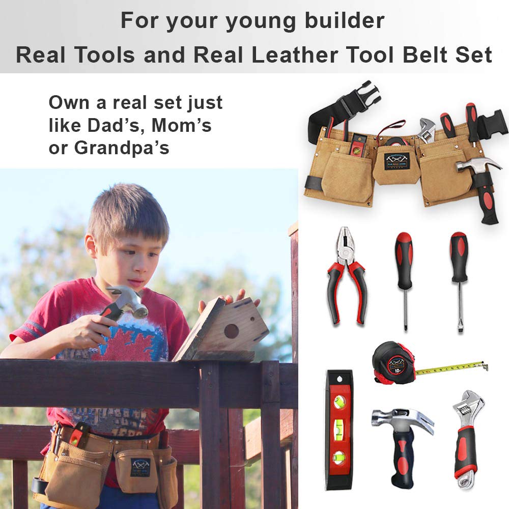 Buy Kids Real Tool Set for Childrens Real Tool Set Red Kids Tool Bag with Real Tools for Kids 7 and Up Woodworking Kid's Tool Kit Children Tool Set Real for Age Buy Kids Real Tool Set for Childrens Real Tool Set Red Kids Tool Bag with Real Tools for Kids 7 and Up Woodworking Kid's Tool Kit Children Tool Set Real for Age