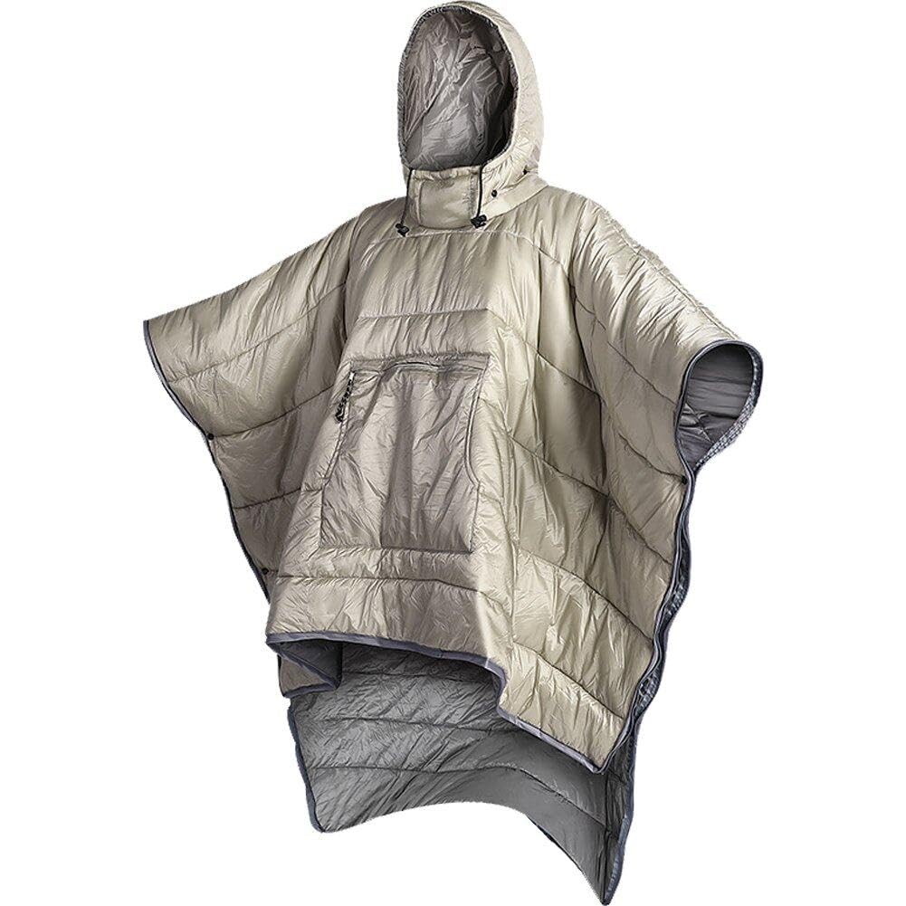 Couverture à capuche portable et cape de nuit imperméable de voyage