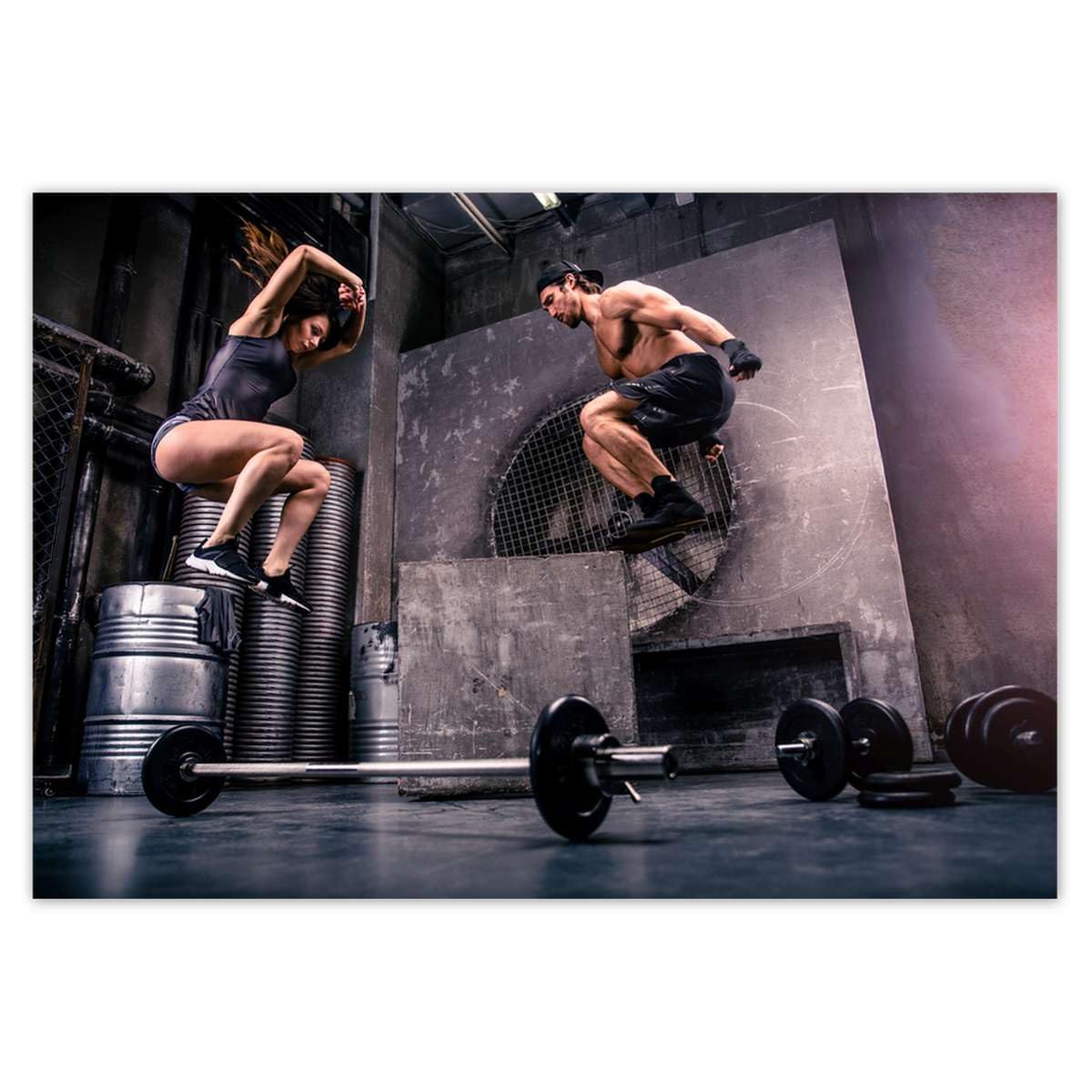 Papier peint intissé sport pour dynamiser votre salon ou salle de fitness à la maison