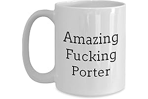 Mirrored Amazing Fucking Porter Mug Gift Idea For Porter