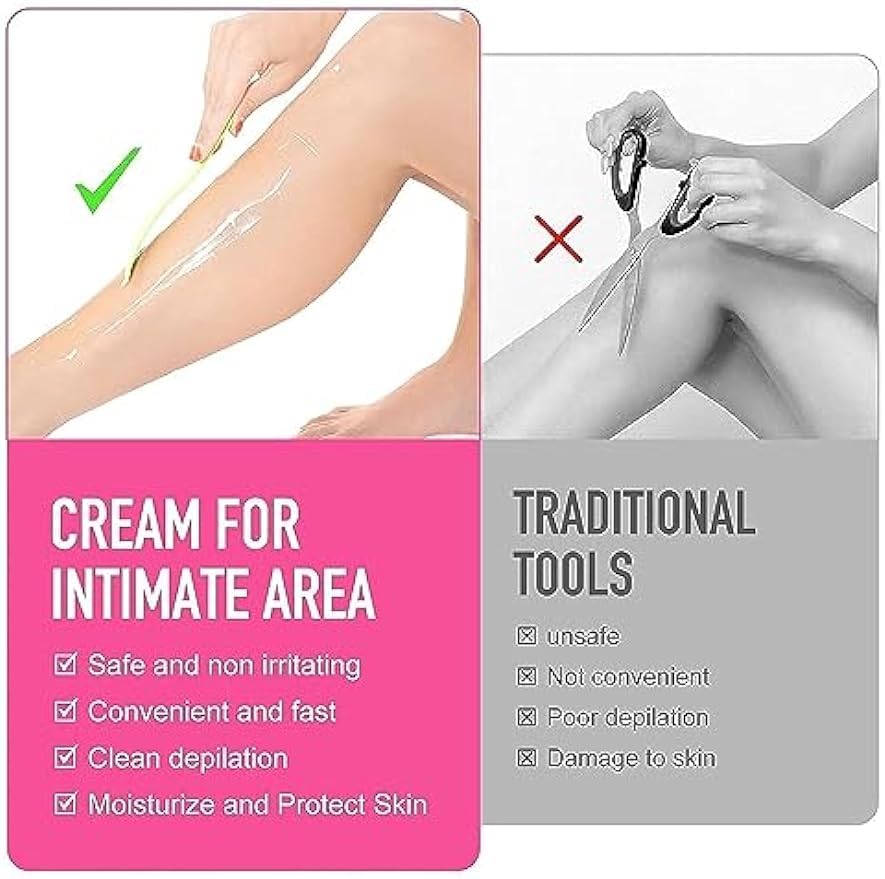 Miniatura 3 de Boen Crema Depiladora, 120g Crema Depiladora De Fresa, Natural Hair Removal Spray, Rema Depiladora Para Mujer Partes Intimas, Hair Removal Cream for