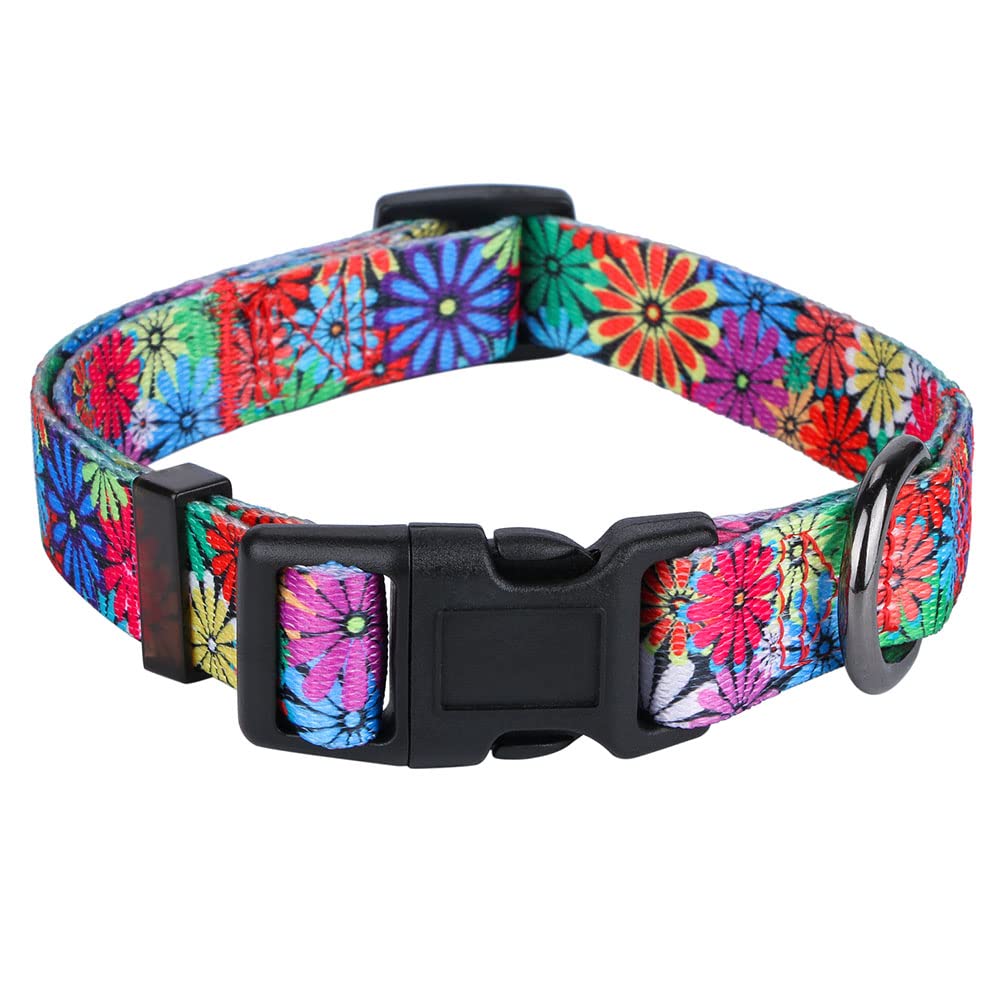 Rhea Rose Dog Collar with Sunflowers Daisy Large — image 1