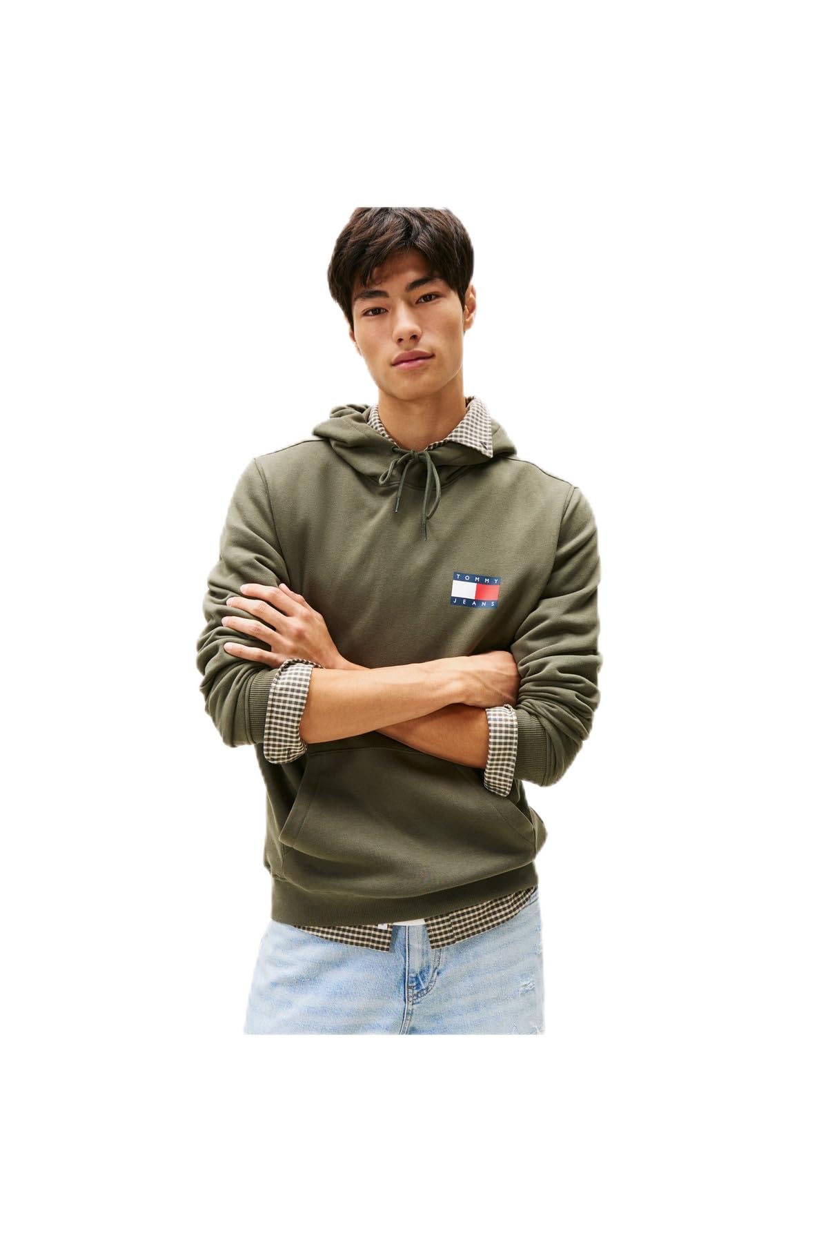TJM REG ESSENTIAL FLAG HOOD EXT Sweatshirt Erkek