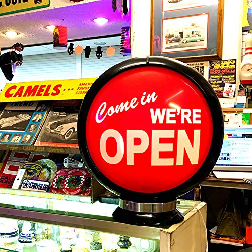 Amazon.co.jp : ガスランプ Come in we're OPEN ガソリン給油機
