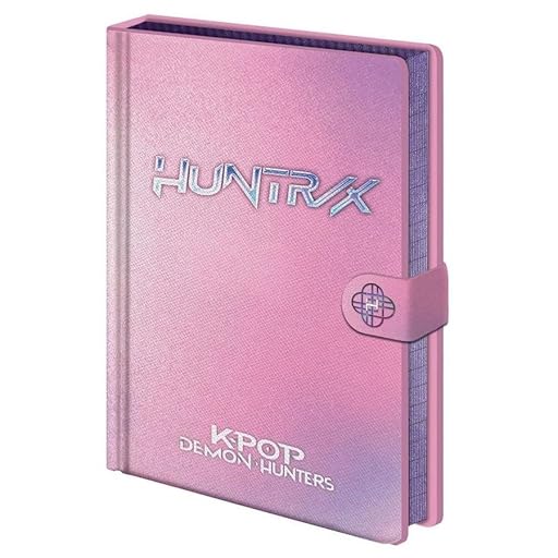 K-pop Demon Hunters Cuaderno iridiscente de alta calidad con cierre, producto con licencia oficial, elegante regalo de papelería K-Pop para fans y escritores | Ya disponible en tu tienda friki favorita! En mundofriki.es!