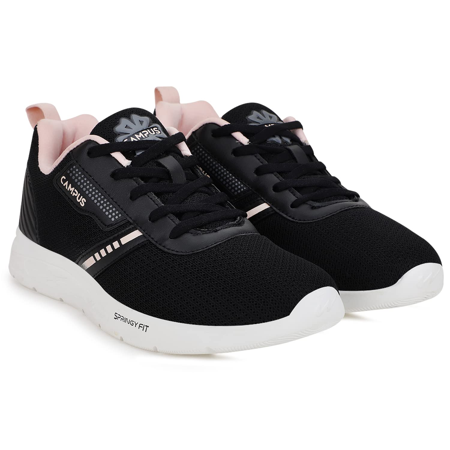Campus Womens Dolphin BLK/Peach Walking Shoes - 7UK/India 22L-850 (B0CMQRQSX1) Amazon Price History, Amazon Price Tracker