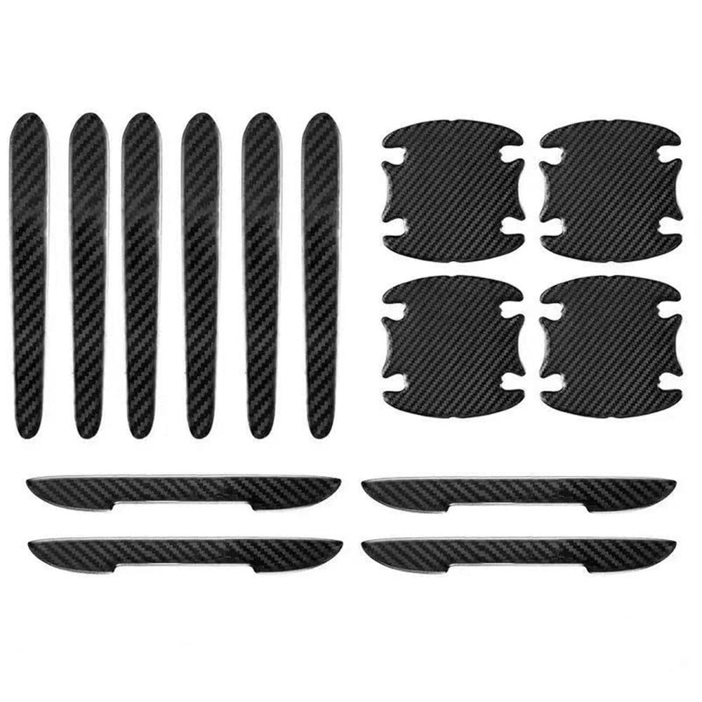 ALDLDA Auto Door Handle Protector for Toyota 86/GR86 2022-2025 ZN6/ZC6, Anti-Scratch Carbon Fiber Stickers Door Bowl Covers for Vehicles,14pcs