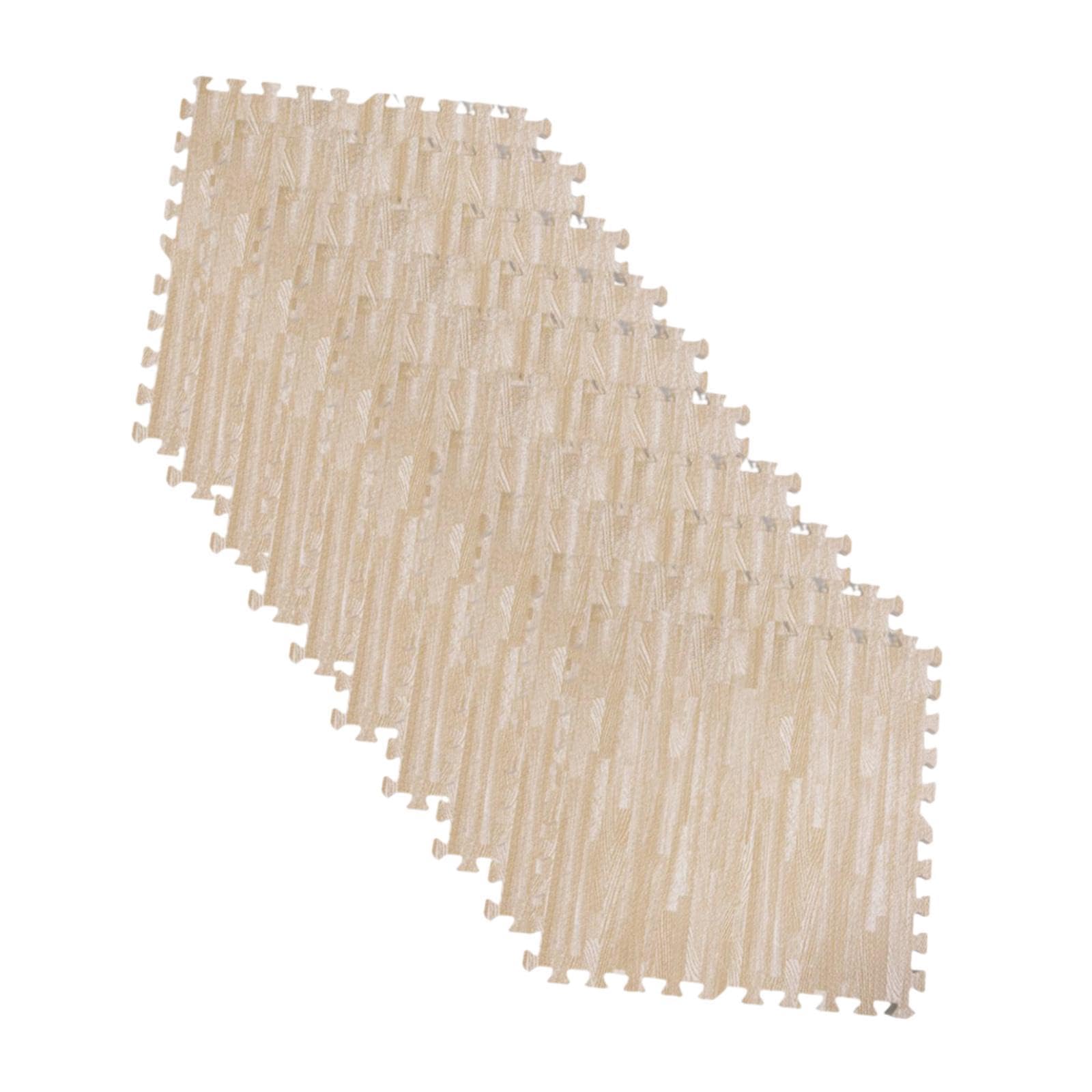 10 Stück Bodenmatte Schaumstoff Fliesen Matte Kinder Spielmatten Puzzle Krabbelmatte Bodenplatten mit Anpassbarer Fläche Und Leichter