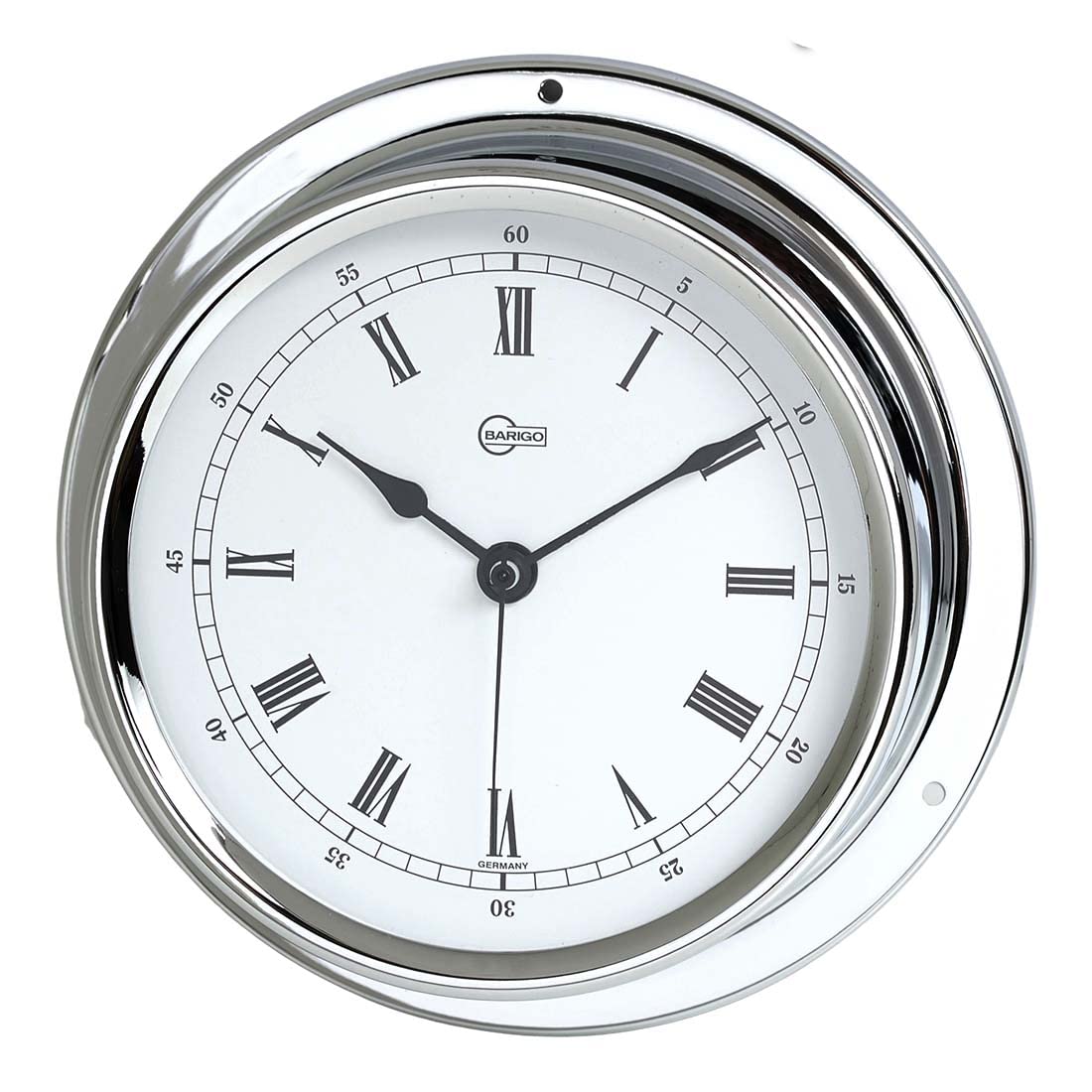 Barigo Regatta 684cr Schiffsuhr Chrom römisch 120mm