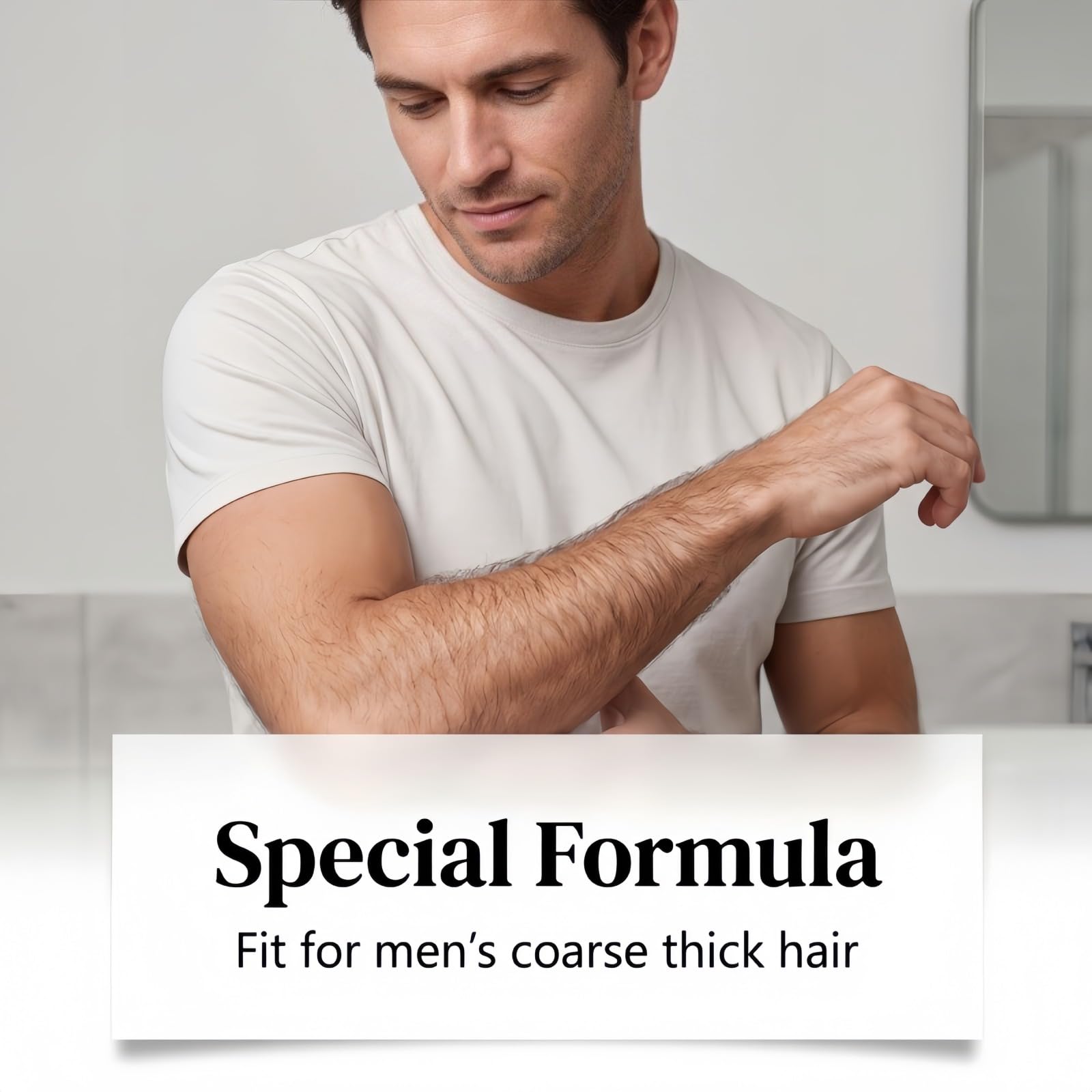 Herren-Haarentfernungscreme, extra sanft für empfindliche Bereiche – Groin, Scrotum und Buttocks – keine Schnitte oder Shaving Buttons