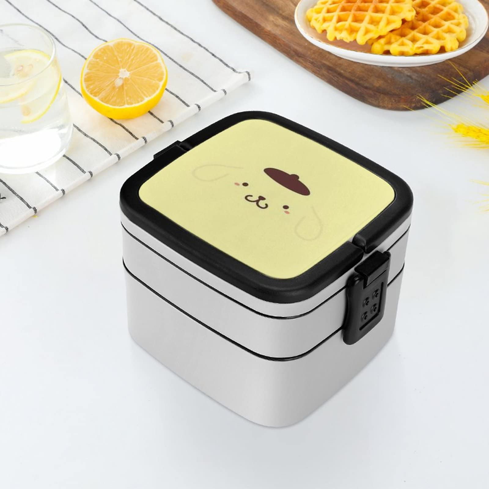 Amazon | ポムポムプリン 弁当箱 2段 ふんわり盛れる ランチボックス