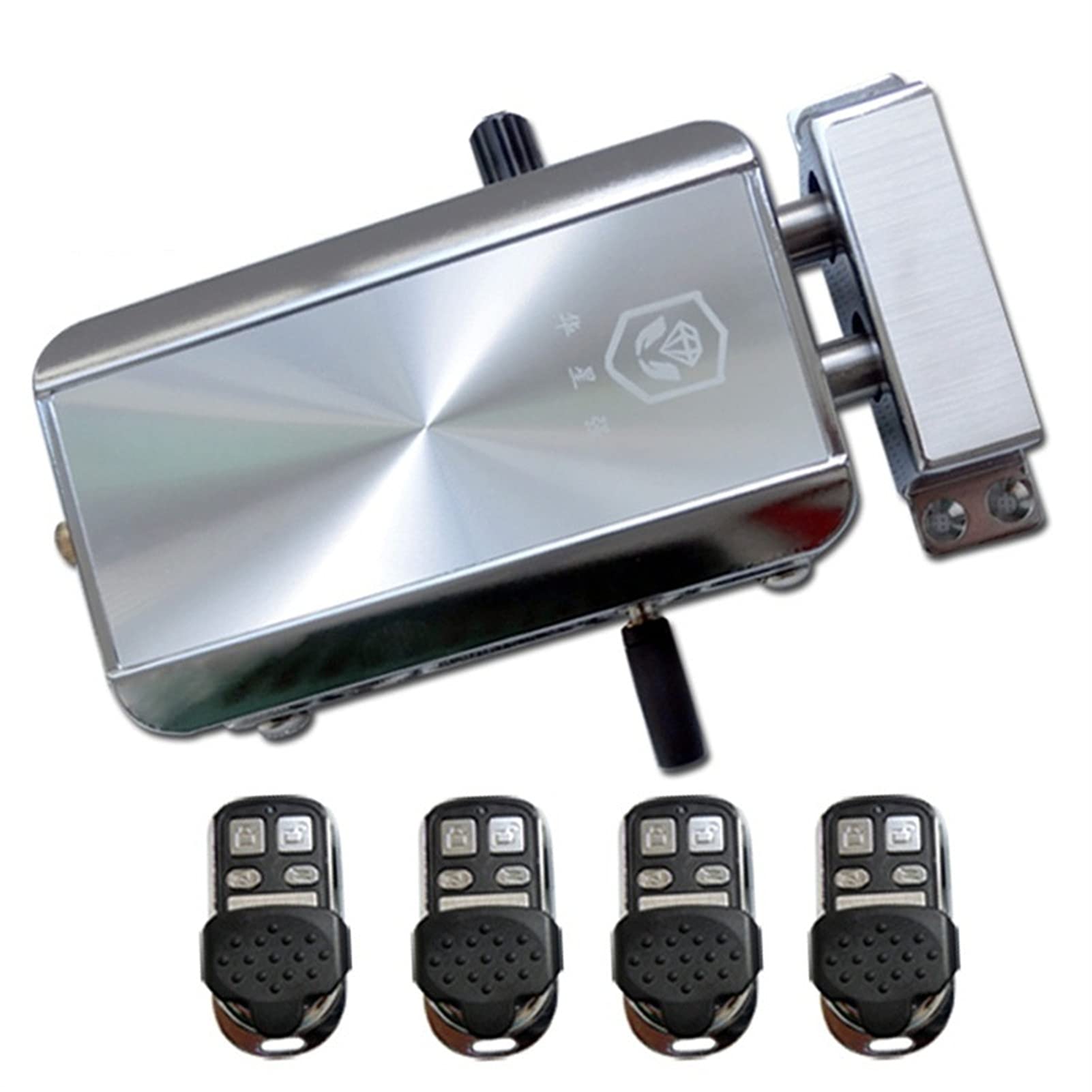 Automatyczny napęd do bram skrzydłowych Bluetooth Anti Treast 4 Zdalne sterowanie Stealth Drzwi Brama Smart Battery Power Electronic Zatrzask Lock Villa Home Office Security Szerokie zastosowanie, łat