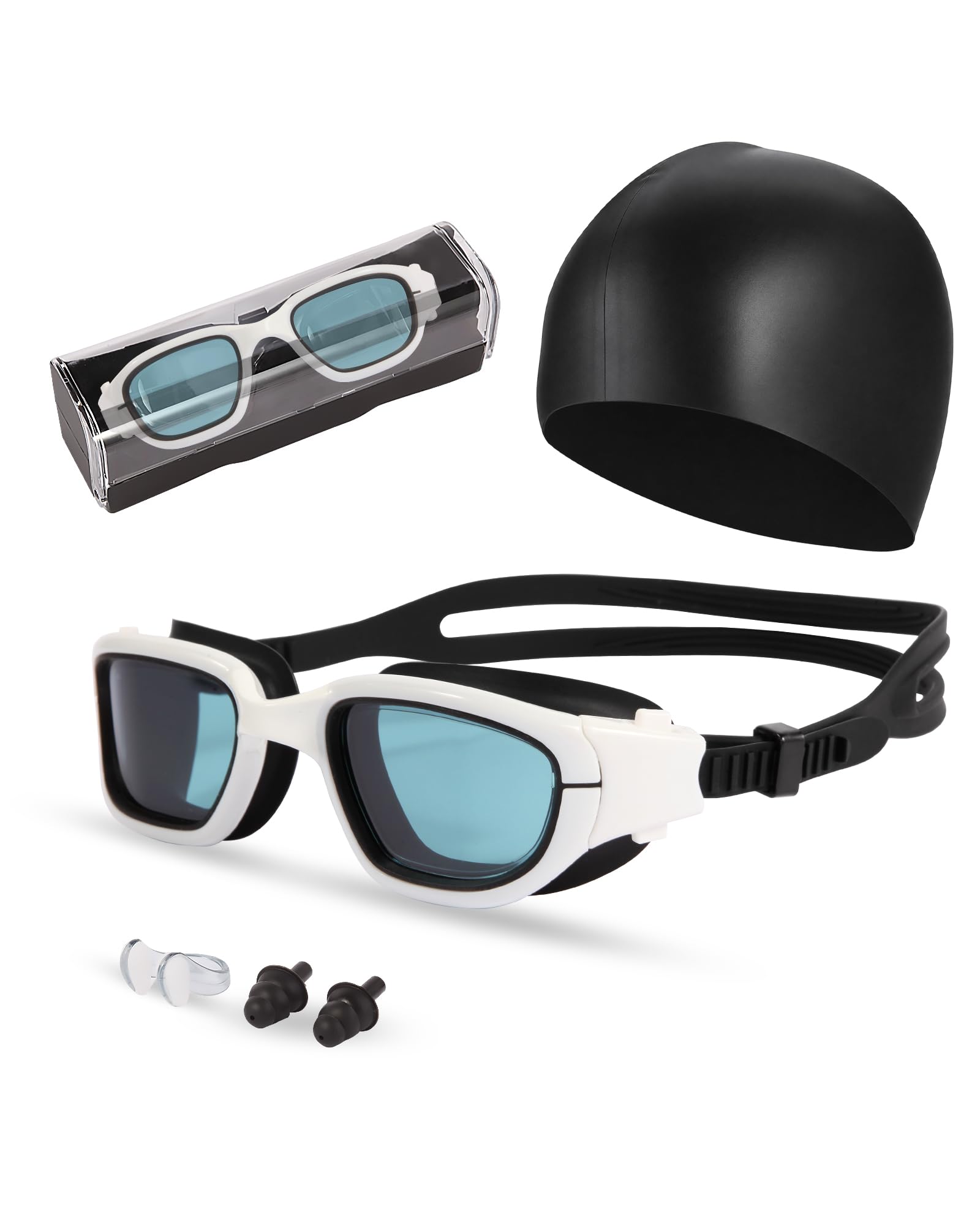 Complete Swim Kit with Goggles and Cap