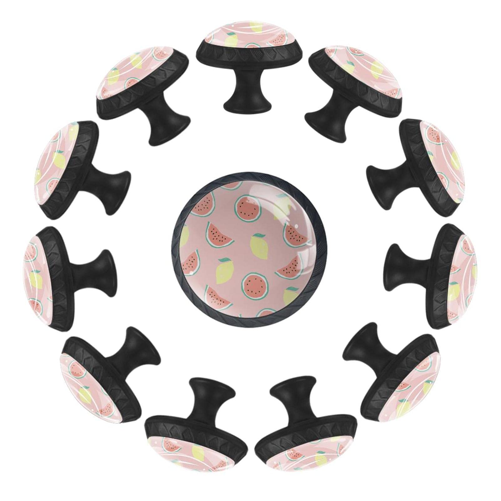 Bouton de tiroir rond pastèque 35 mm pour commode et crèche