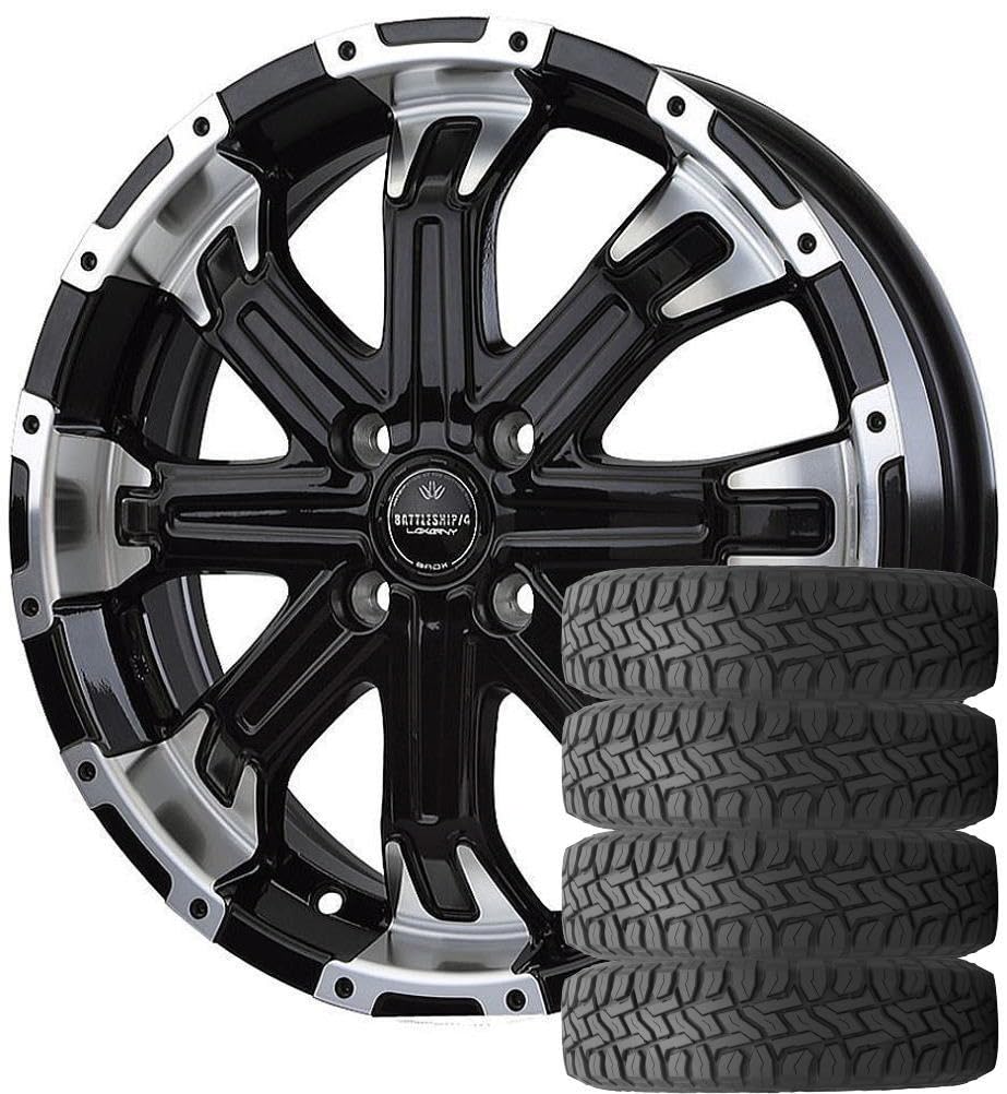 Amazon | 【軽自動車用】ロクサーニ バトルシップ 4 (14×4.5J 4-100 + 