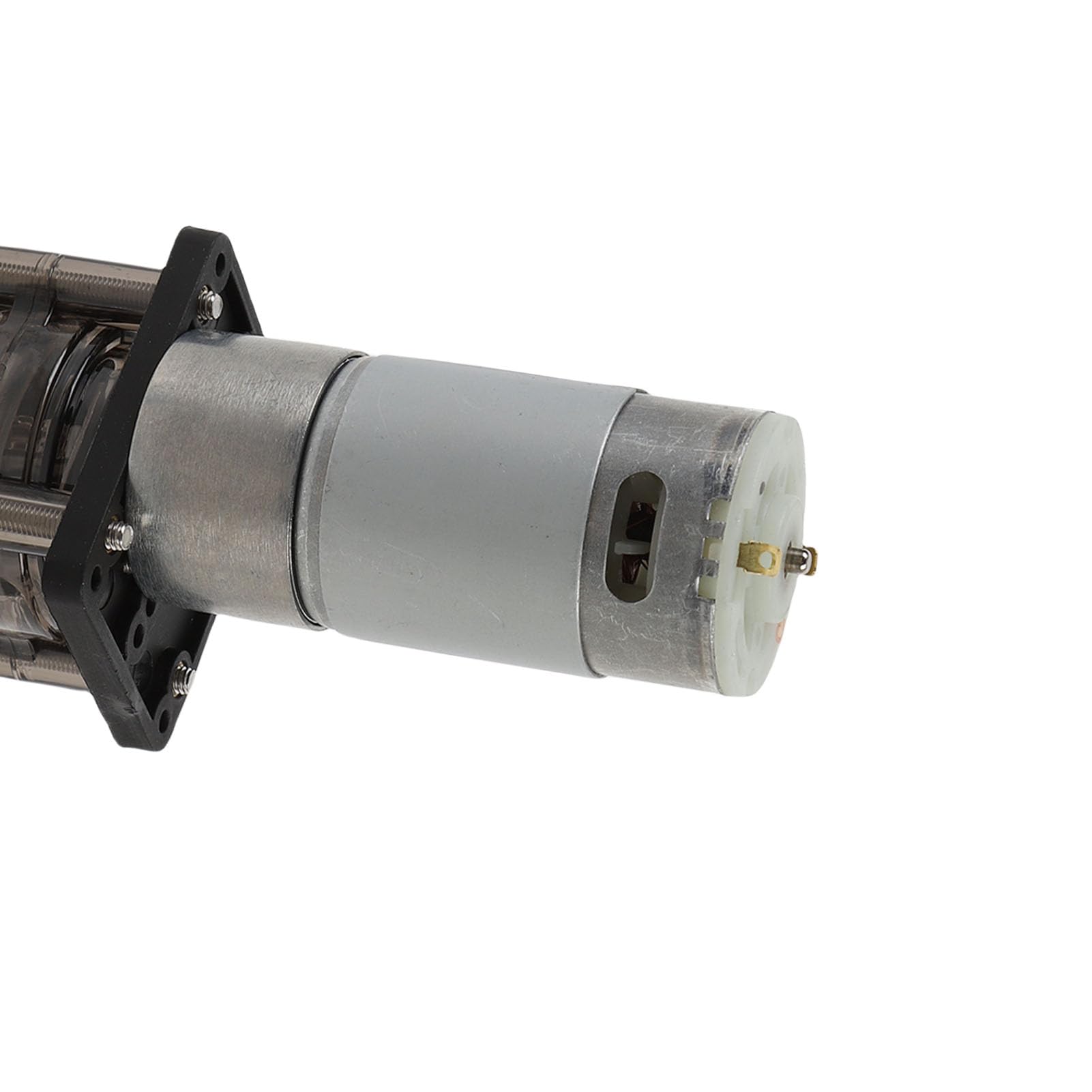 Fafeicy Silnik Szczotkowy Prądu Stałego Pompa Perystaltyczna do Montażu Panelowego Pompa Dozująca Ciecz z antypoślizgową skrzynią Biegów do badań Laboratoryjnych Druk Atramentowy (24V)