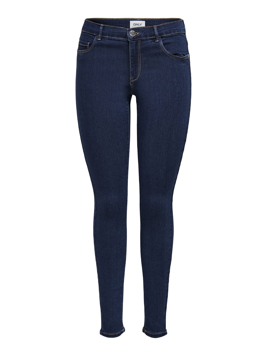 ONLY Damen Skinny Fit Jeans OnlRain reg, Farbe:Dunkelblau, Jeans/Hosen Neu:L / 32L