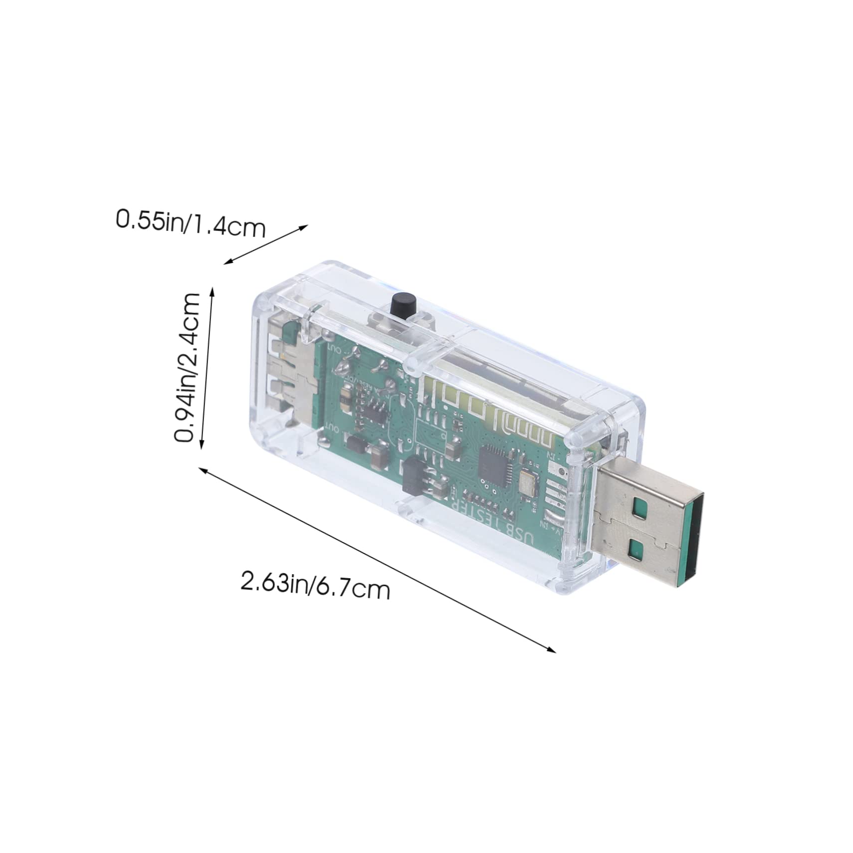 Hemobllo 5 Sztuk USB Tester USB A Woltomierz Miernik Napięcia Miernik Mocy Napięcie I Tester Napięcia Mocy Cyfrowy A