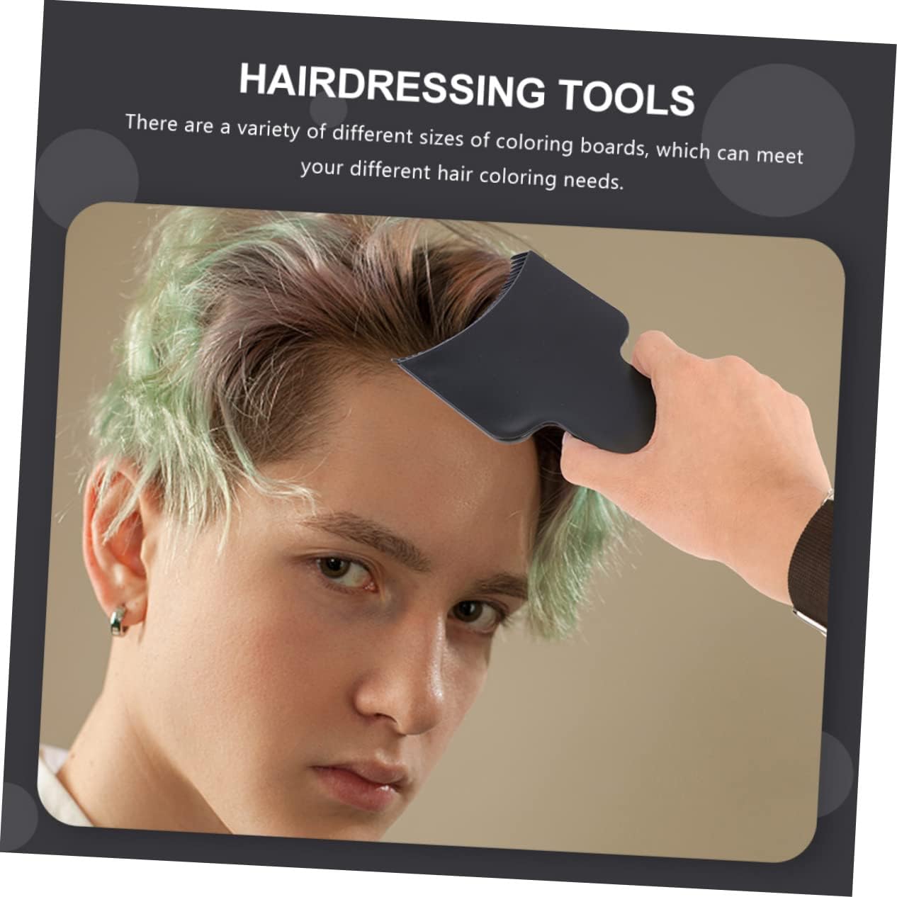 4pcs Hairdressing Tools Set Balayage Comb Board Hairdressing Accessories dye applicator Hair Dying Board Hair highlighting Board Barber dye Brush Plastic high disc Hair dye