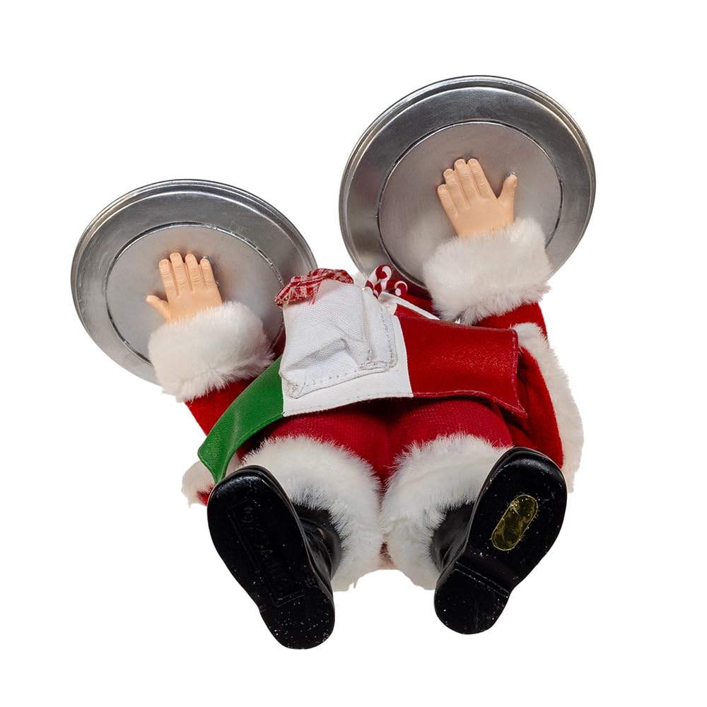 Amazon.com: Kurt Adler 11-inch Fabriché™ Chef Santa Holding Two