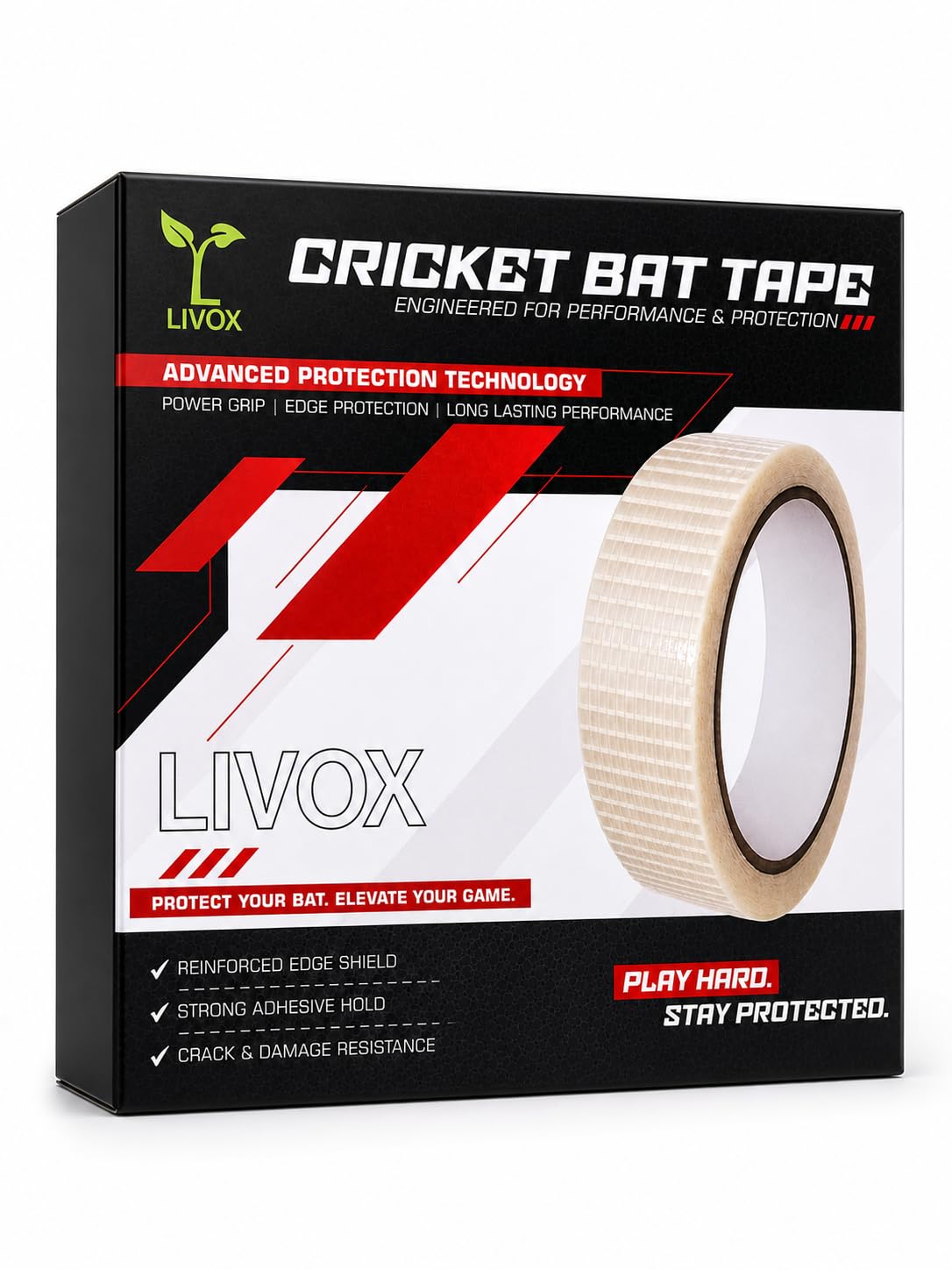 LIVOX Cricket Bat Preparation Kit with Double Sided Knocking Wooden Mallet, Bat Grip, Cone and Linseed Oil 100ml, Pack of 4-image-47