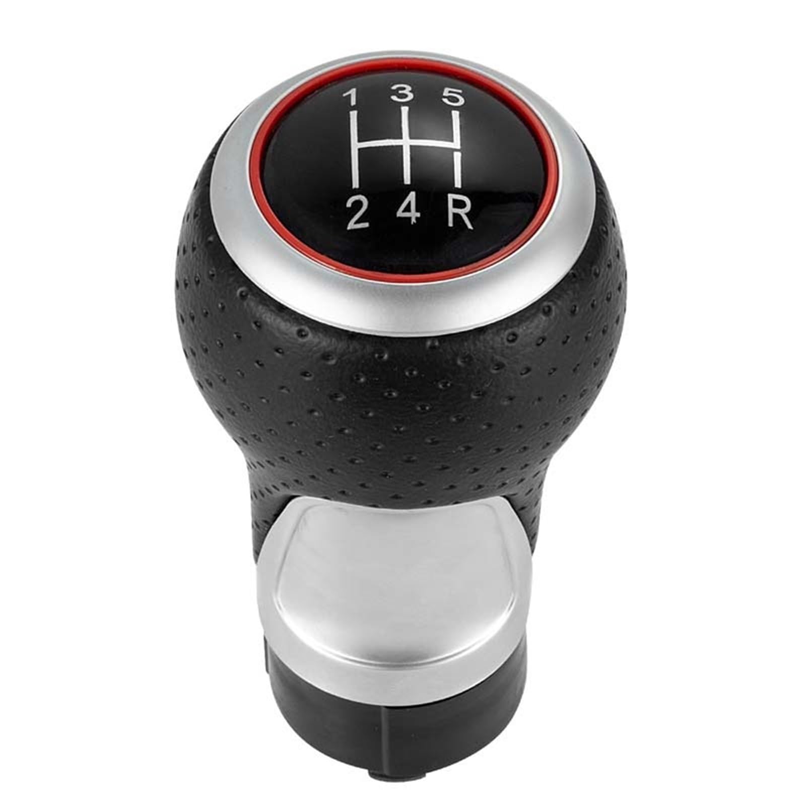 Hfswwlkj One Color Shifter Lever Compatible With Vw For Passat For Golf Mk4 Car Accessories 12Mm 5/6 Speed Shifter Knob Handle Manual Gear Lever(Red 5 Speed-13524R)
