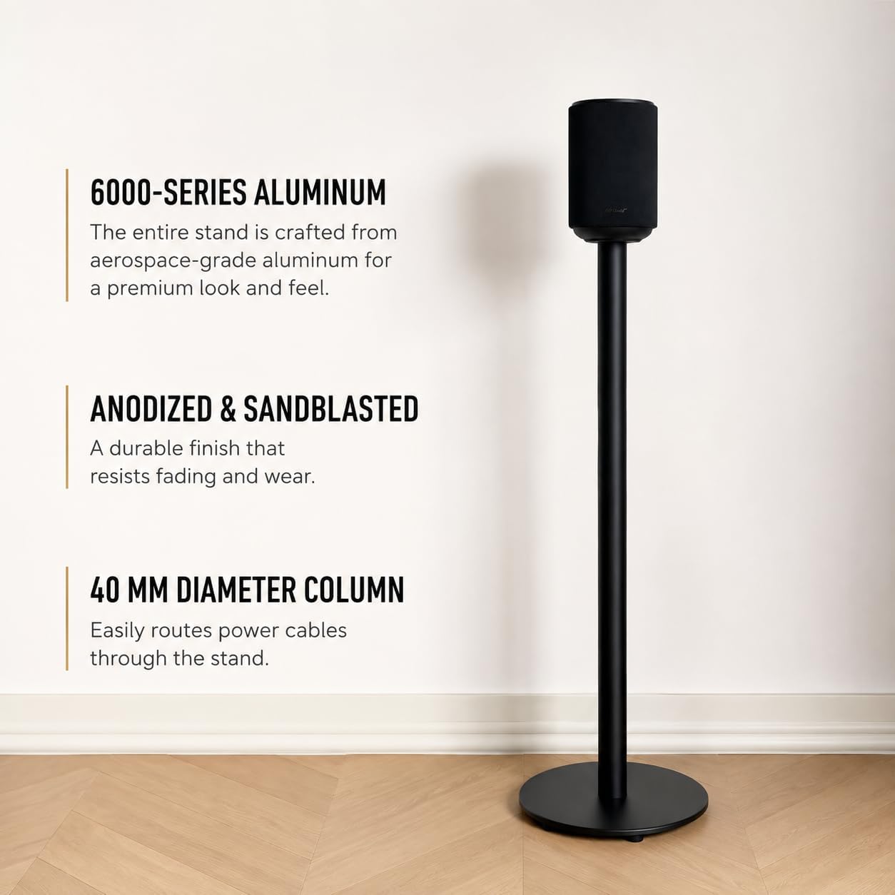 Speaker Stands for Bose New Lifestyle Ultra Rear Surrounds(Black Pair)
