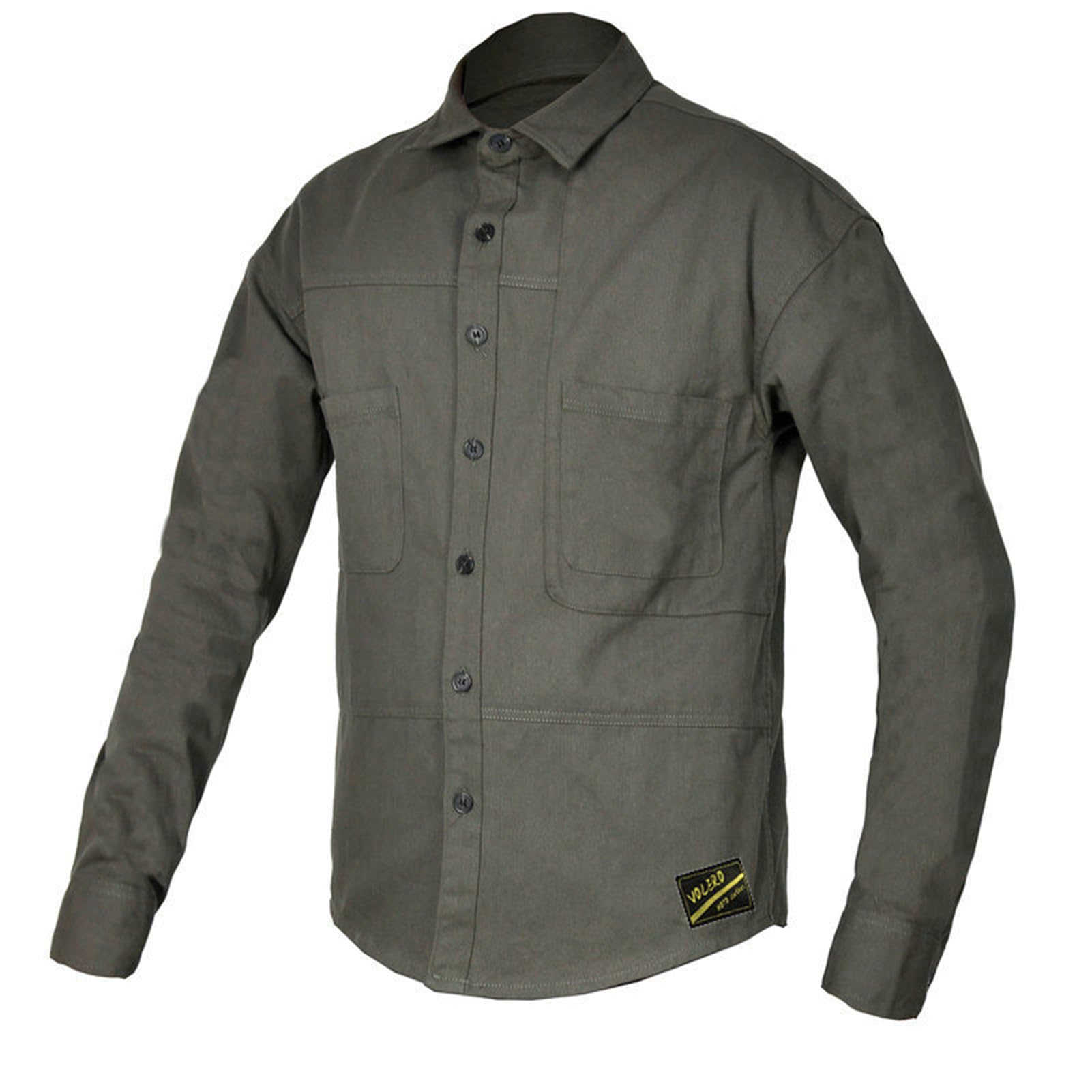 Camicia Da Moto - Kevlar - Uomo - Donna - Camicia Da Moto CE Per Tutte Le Stagioni, Camicia Da Moto Completamente Rinforzata (Verde,S)