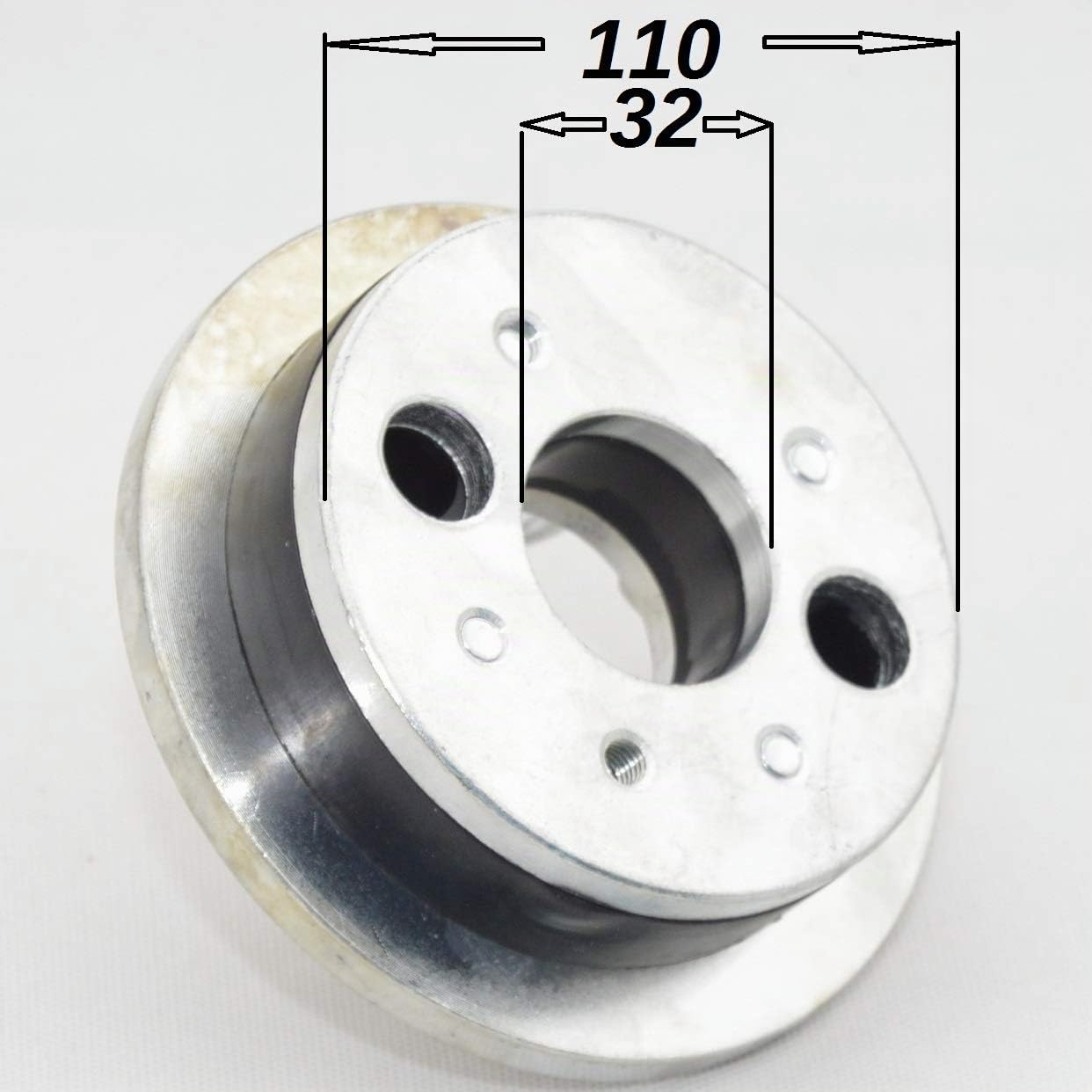 Brunnenkopf Brunnenabschluß DN110 / 4 1/2" für PE Leitung 32mm