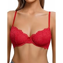 Avidlove Womens Lace Bra Sexy Balconette Bras Unlined Lingerie A-D, S-2XL