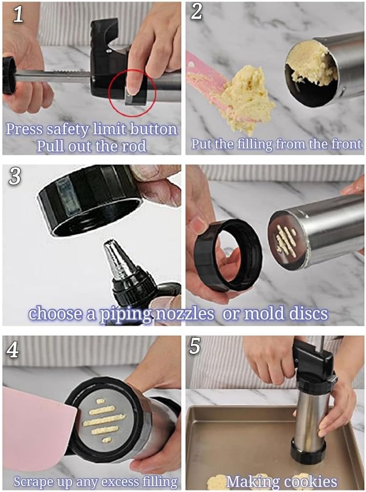 Biscuit Hand Pressing Machine Household DIY Baking Tools Kitchen Accessories