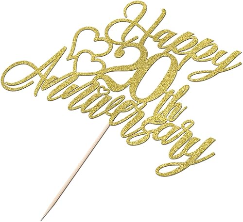 Miniatura 4 de Crseniny Decoración de pastel de 20 aniversario, decoración de fiesta de aniversario de 20 años, 20 cumpleaños, 20 aniversario de bodasuministros de