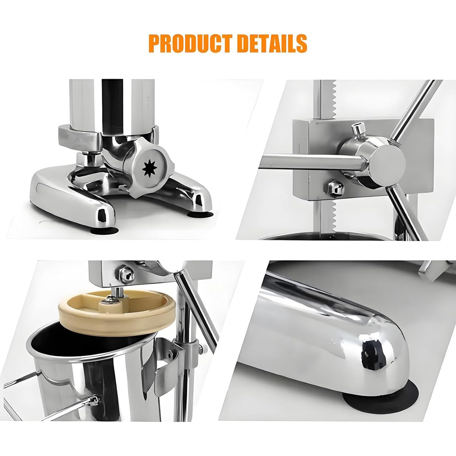 Máquina Comercial Para Hacer Churros Con 5 Boquillas De Alta Resistencia, Acero Inoxidable, Capacidad 2 L/3 L, Para Y Relleno