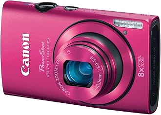 Canon PowerShot ELPH 310 HS 12.1 MP CMOS Digital Camera with 8x Wide-Angle Optical Zoom Lens and Full 1080p HD Video (Pink)