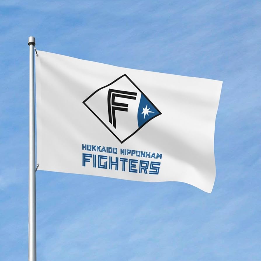 Amazon.co.jp: 旗 北海道日本ハムファイターズ 野球応援 野球の旗