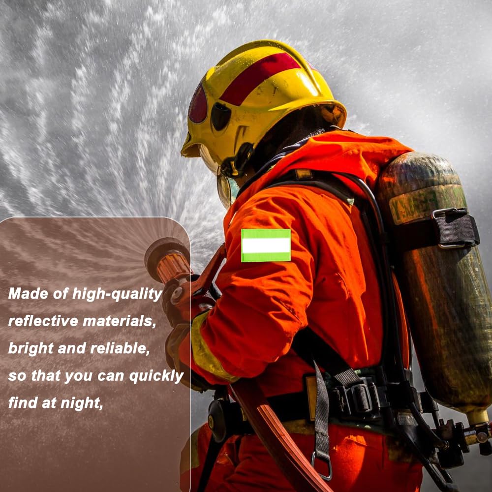 Patch Riflettenti Adesive 4 Pezzi - Toppe Sicurezza Per Zaini, Abbigliamento E Cani - Foto 2