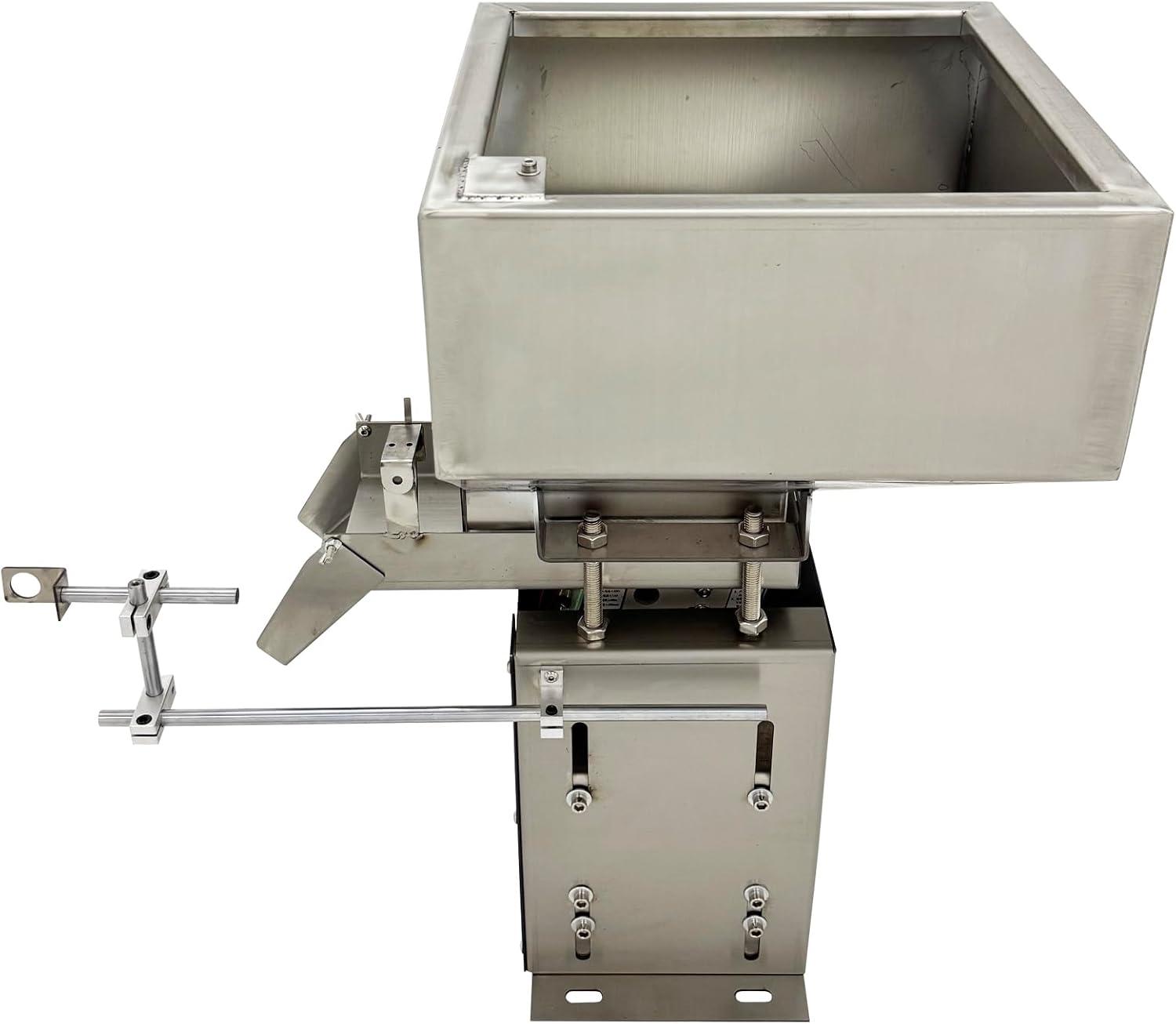 Automatic Vibrating Feeder Stainless Steel Square Silo Vibrating Disk 110V 1100W
